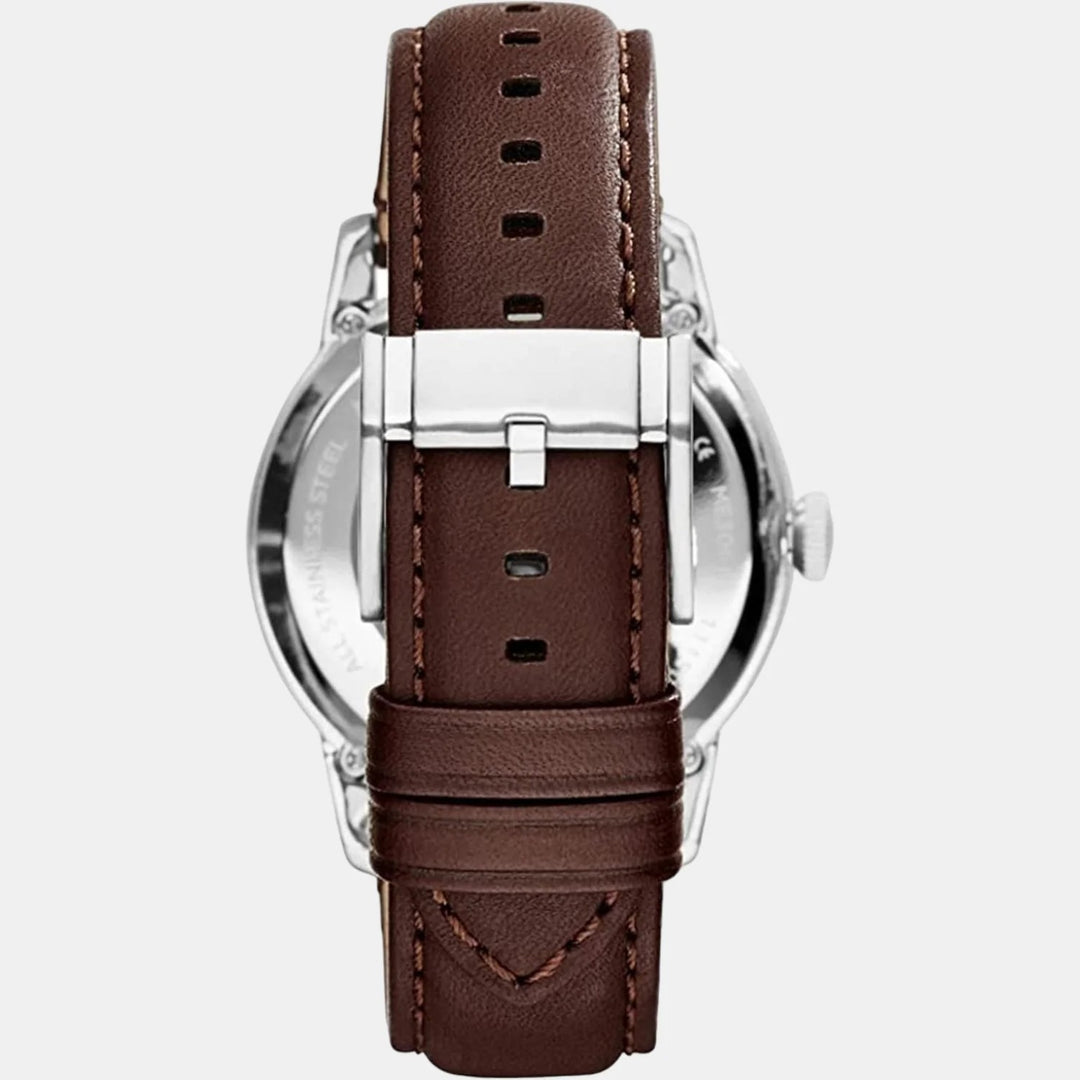 Fossil Townsman ME3061 Automatic Skeleton Dial Black Leather Men&