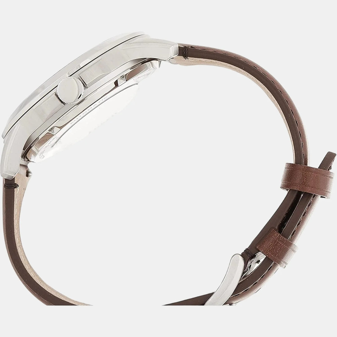 Fossil Grant ME3099 Automatic Skeleton Dial Brown Leather Men&