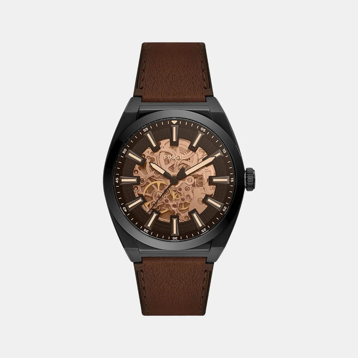 Fossil Everett Automatic ME3207 Skeleton Dial Two-Tone Men&