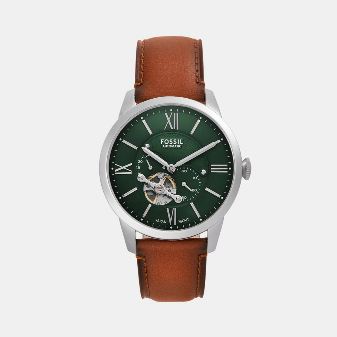 Fossil Neutra Automatic ME3265 Silver Dial Stainless Steel Men&