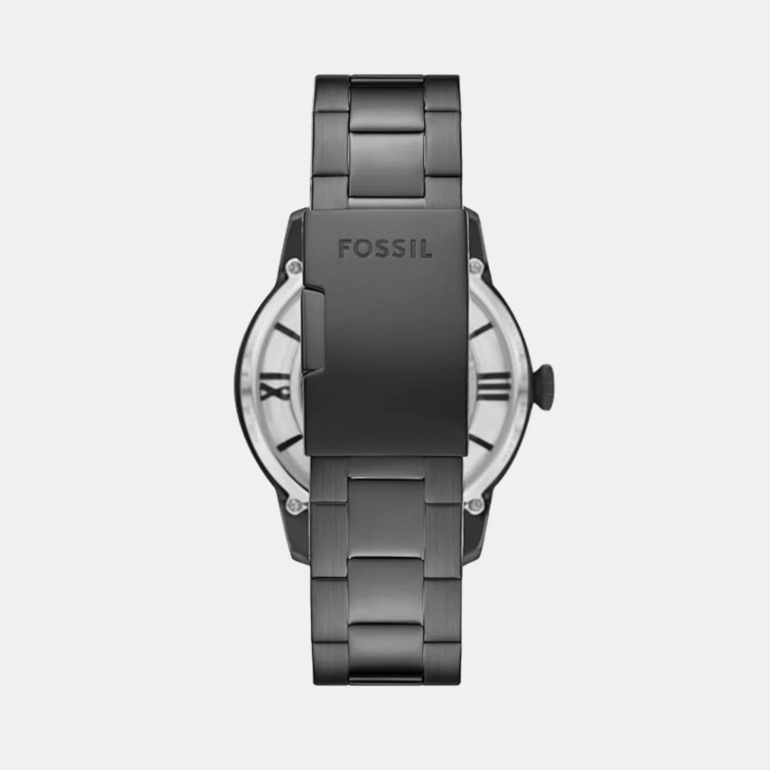 Fossil Neutra Automatic ME3268 Gold Dial Gold-Tone Stainless Steel Men&