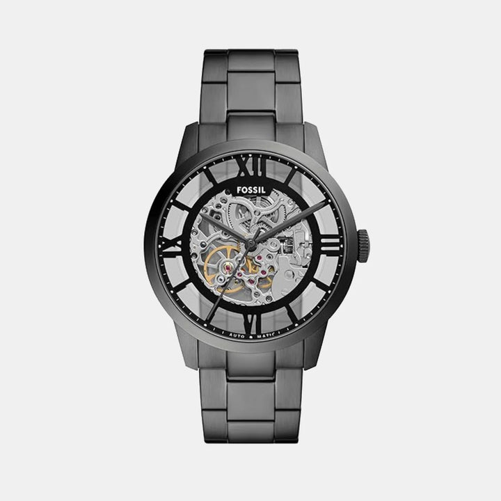 Fossil Neutra Automatic ME3268 Gold Dial Gold-Tone Stainless Steel Men&