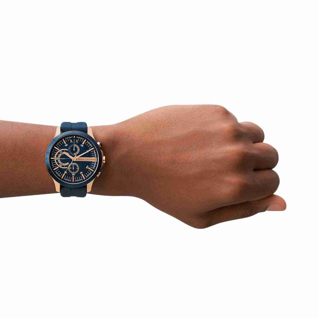 Armani Exchange Hampton AX2440 Blue Dial Chronograph Men&