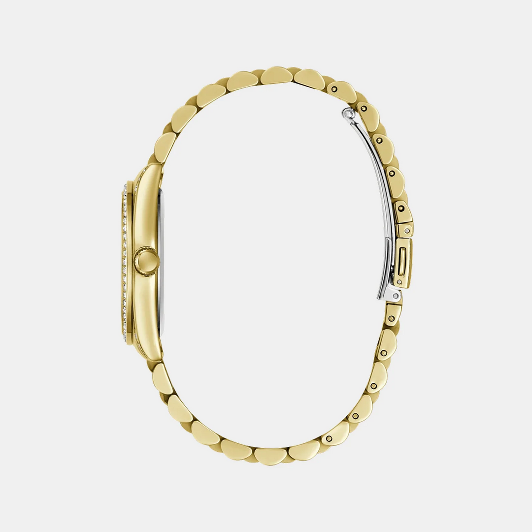 Guess Jada Women Watch GW1099L2 – White Dial Gold-Tone Stainless Steel