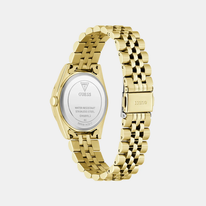 Guess Jada Women Watch GW1099L2 – White Dial Gold-Tone Stainless Steel