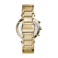 Michael Kors Parker MK5354 Gold-Tone Pavé Chronograph Women&