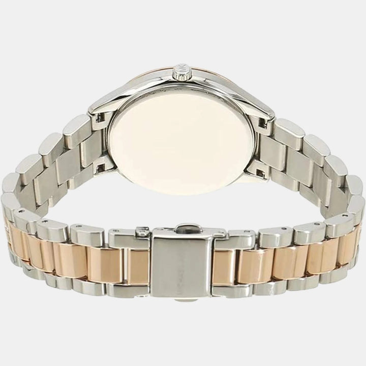 Michael Kors Lauryn MK3979 Rose Gold-Tone Pavé Stainless Steel Women&