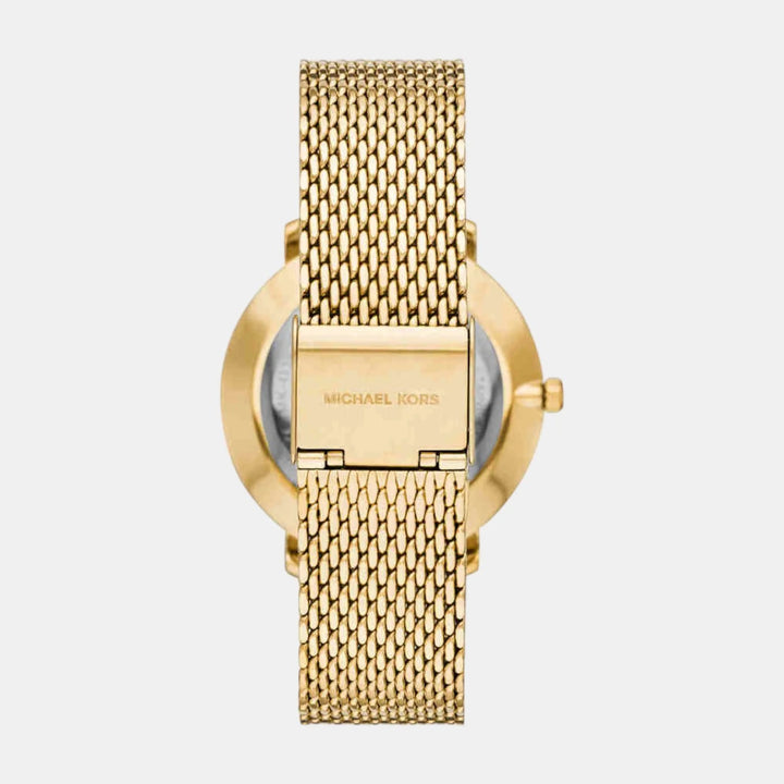 Michael Kors Pyper MK4339 Gold-Tone Logo Dial Women&
