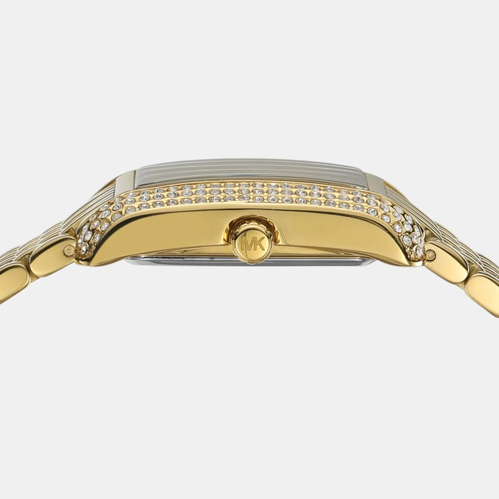 Michael Kors Camille MK4742 Pavé Rose Gold-Tone Stainless Steel Women&