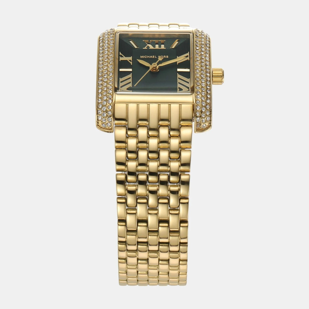 Michael Kors Camille MK4742 Pavé Rose Gold-Tone Stainless Steel Women&