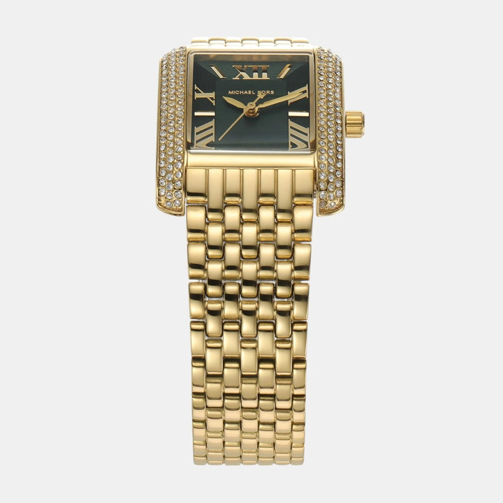 Michael Kors Camille MK4742 Pavé Rose Gold-Tone Stainless Steel Women&