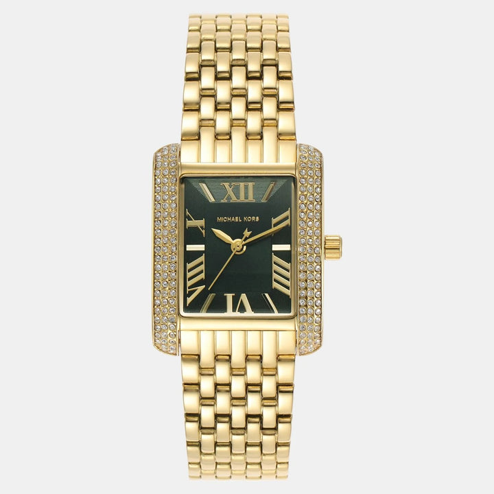 Michael Kors Camille MK4742 Pavé Rose Gold-Tone Stainless Steel Women&