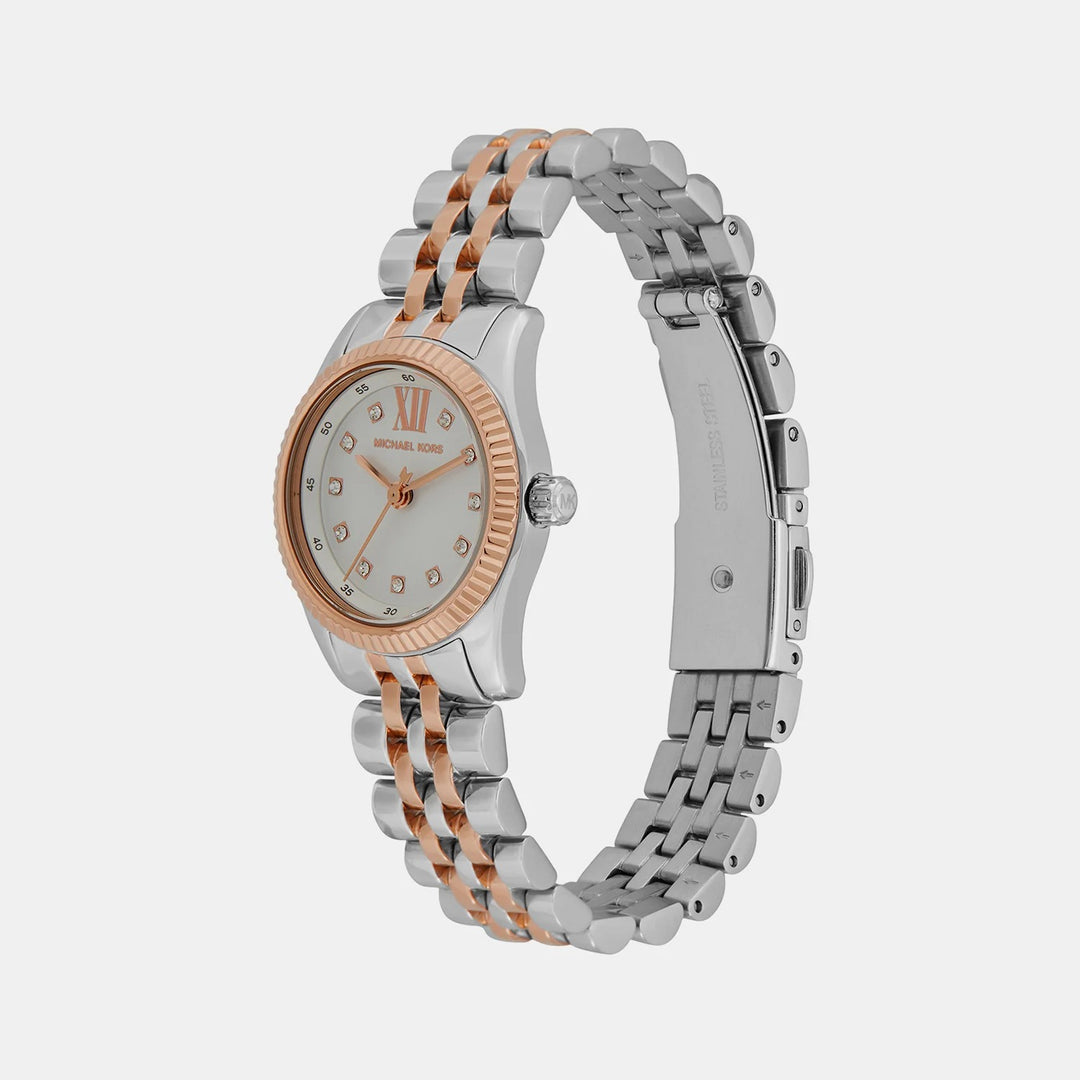 Michael Kors Lexington MK4817SET Gold-Tone Watch and Jewelry Women&