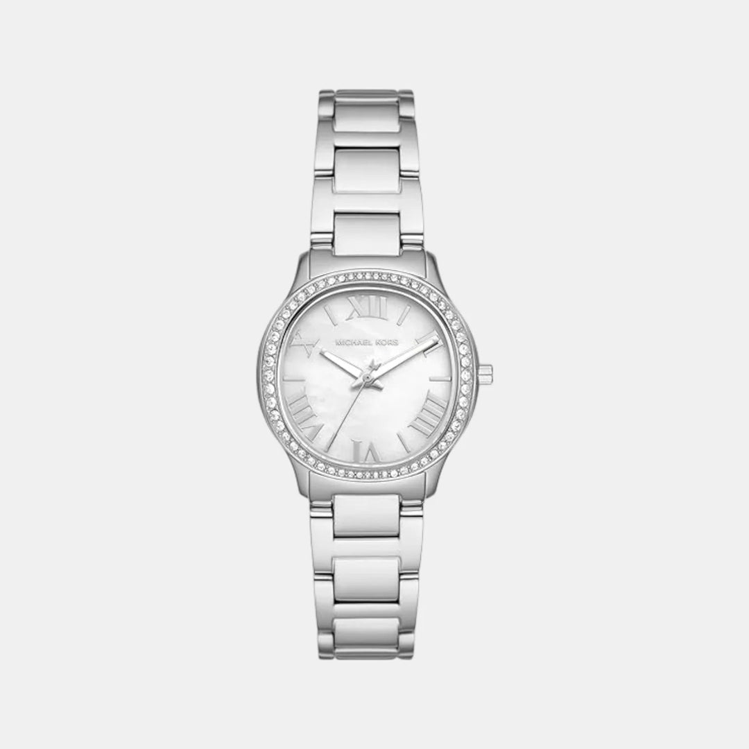 Michael Kors Tibby MK4824 Rose Gold-Tone Pavé Stainless Steel Women&