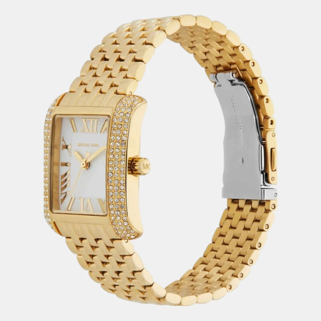 Michael Kors Sage MK4826 Rose Gold-Tone Pavé Bezel Women&
