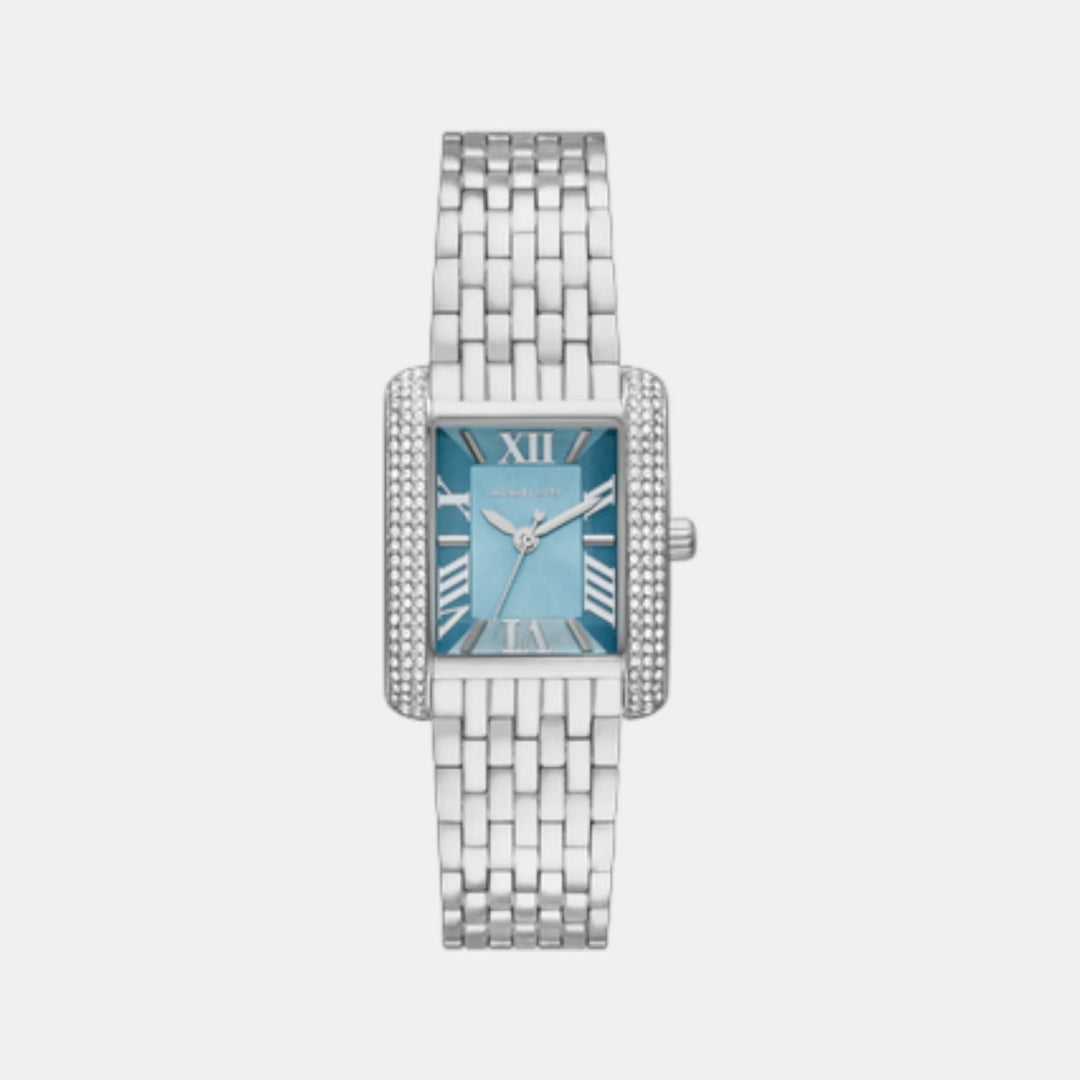 Michael Kors Camille MK4829 Silver-Tone Pavé Stainless Steel Women&