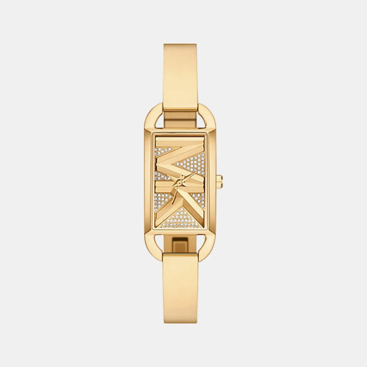 Michael Kors Sage MK4840 Silver-Tone Pavé Bezel Women&