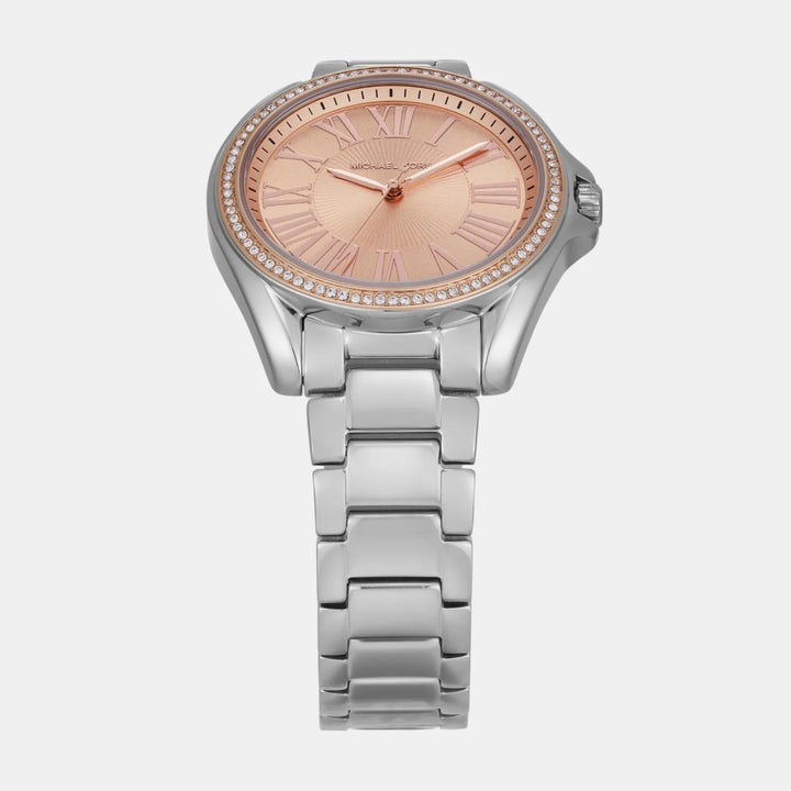 Michael Kors Liliane MK4854 Rose Gold-Tone Pavé Women&