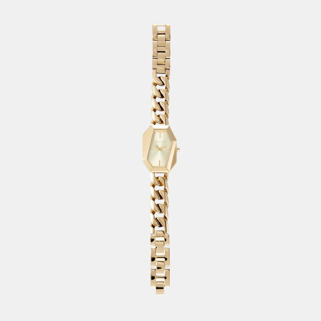 Michael Kors Suri MK4878 Gold-Tone Pavé Women&