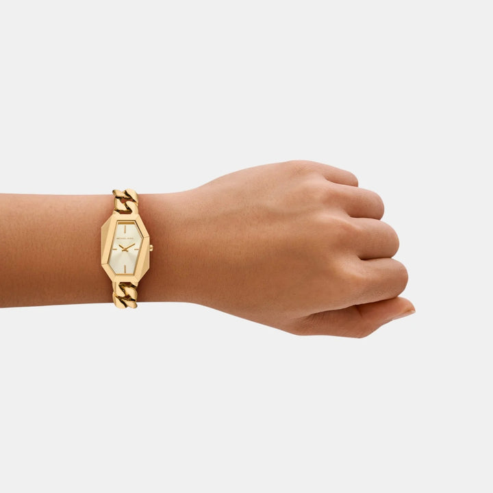 Michael Kors Suri MK4878 Gold-Tone Pavé Women&