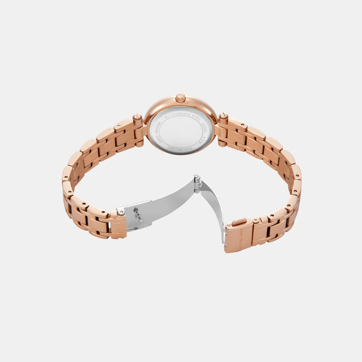 Michael Kors Heirloom MK4893 Rose Gold-Tone Stainless Steel Women&