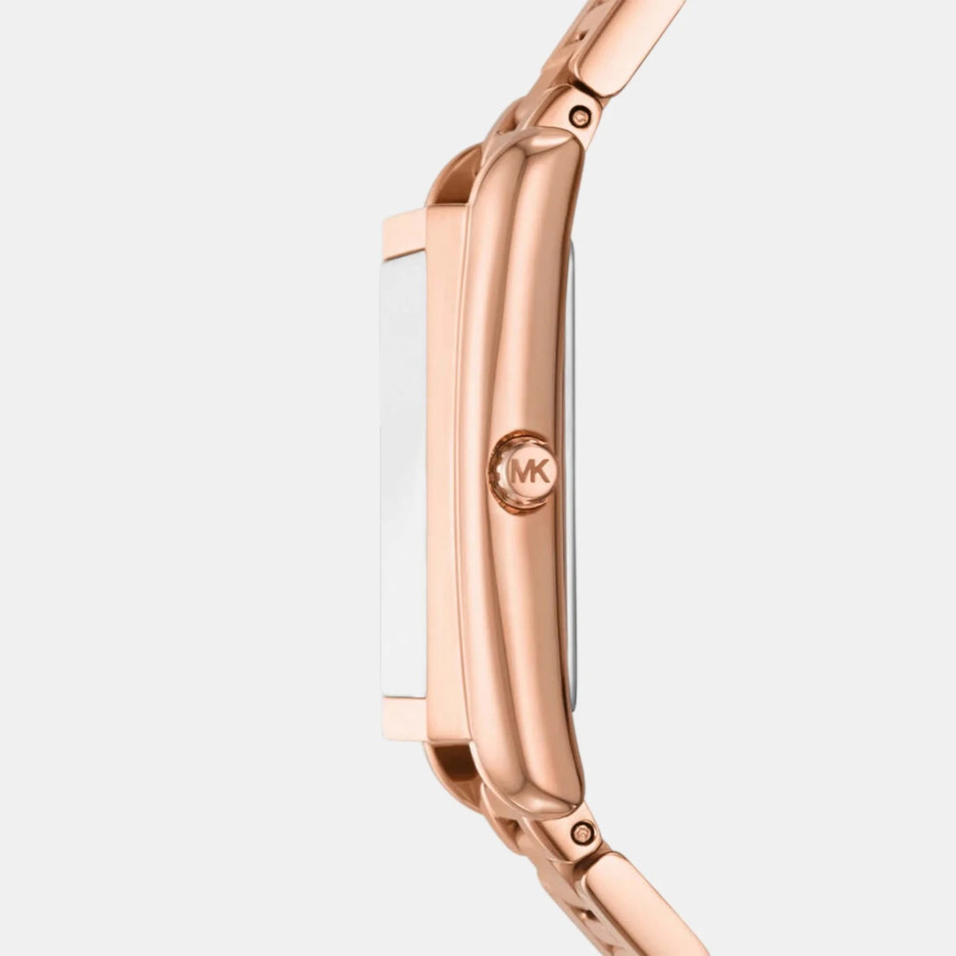 Michael Kors Lennox MK4905 Gold-Tone Pavé Logo Women&