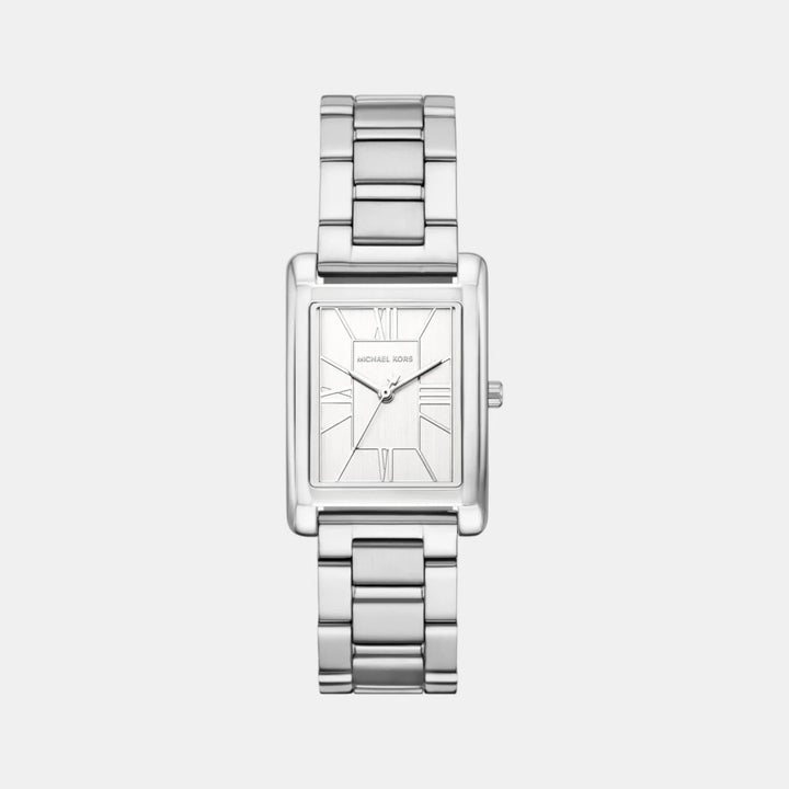 Michael Kors Lennox MK4906 Rose Gold-Tone Pavé Logo Women&