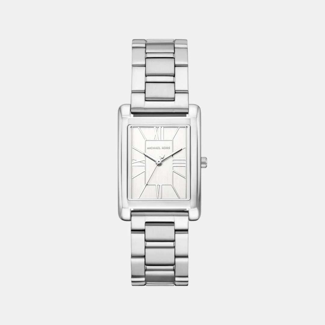 Michael Kors Lennox MK4906 Rose Gold-Tone Pavé Logo Women&