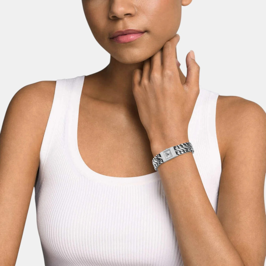 Michael Kors Darrington MK4909 Rose Gold-Tone Pavé Bezel Women&