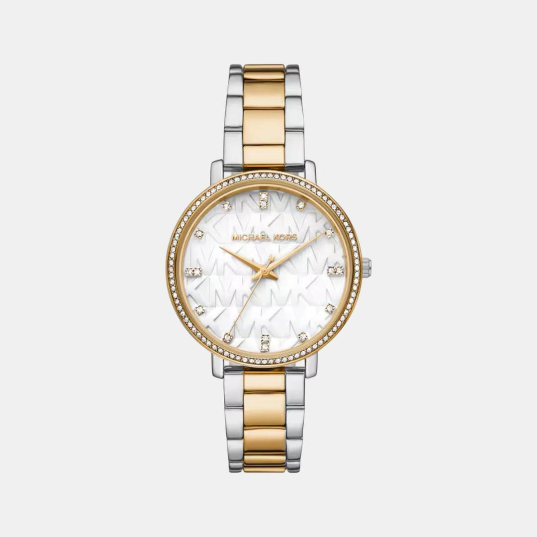 Michael Kors Pyper MK4918 Gold-Tone Stainless Steel Women&