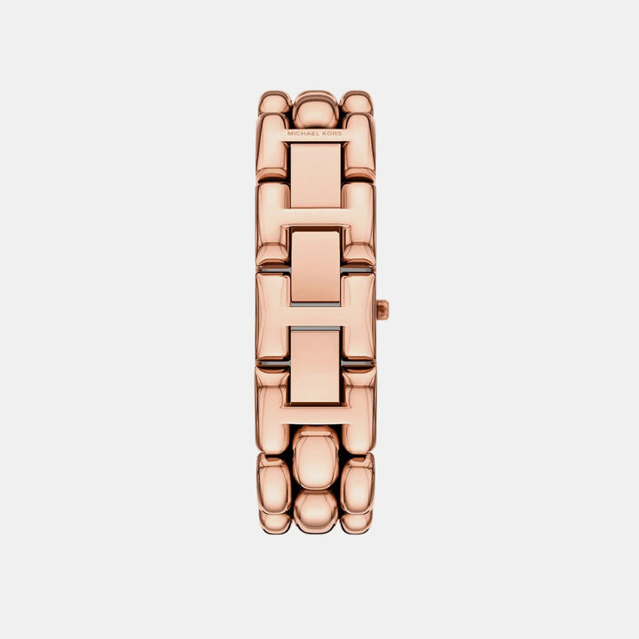 Michael Kors Hally MK4954 Rose Gold-Tone Stainless Steel Women&