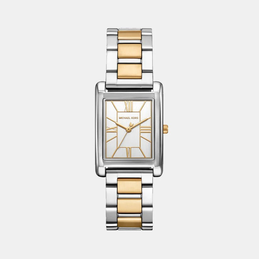 Michael Kors Essex MK4967 Silver-Tone Pavé Dial Women&