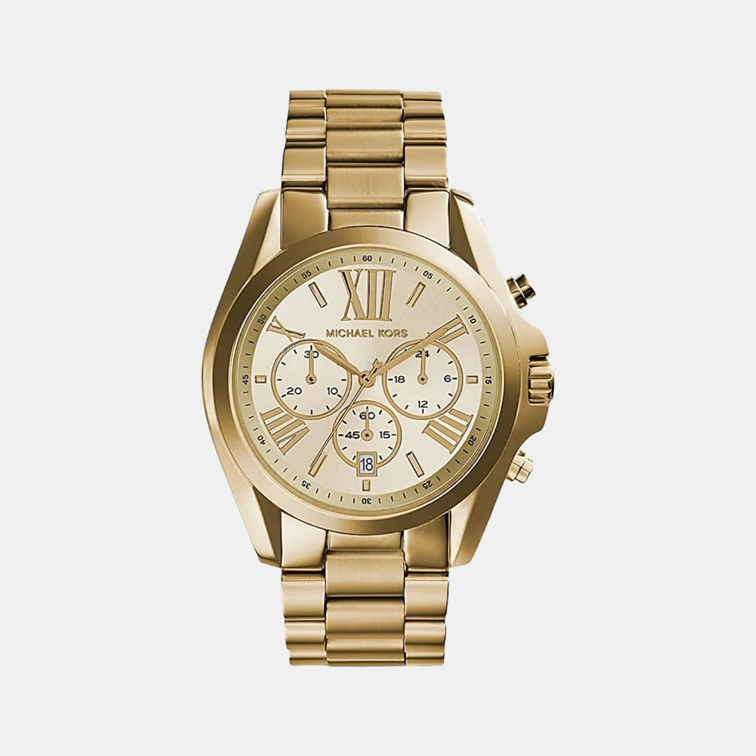 Michael Kors Bradshaw MK5605 Gold-Tone Chronograph Women&