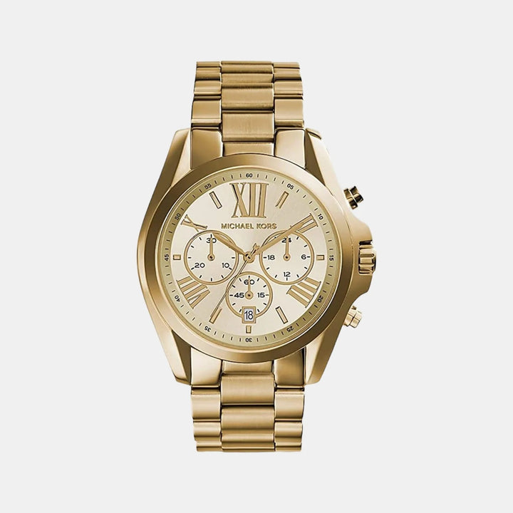 Michael Kors Bradshaw MK5605 Gold-Tone Chronograph Women&