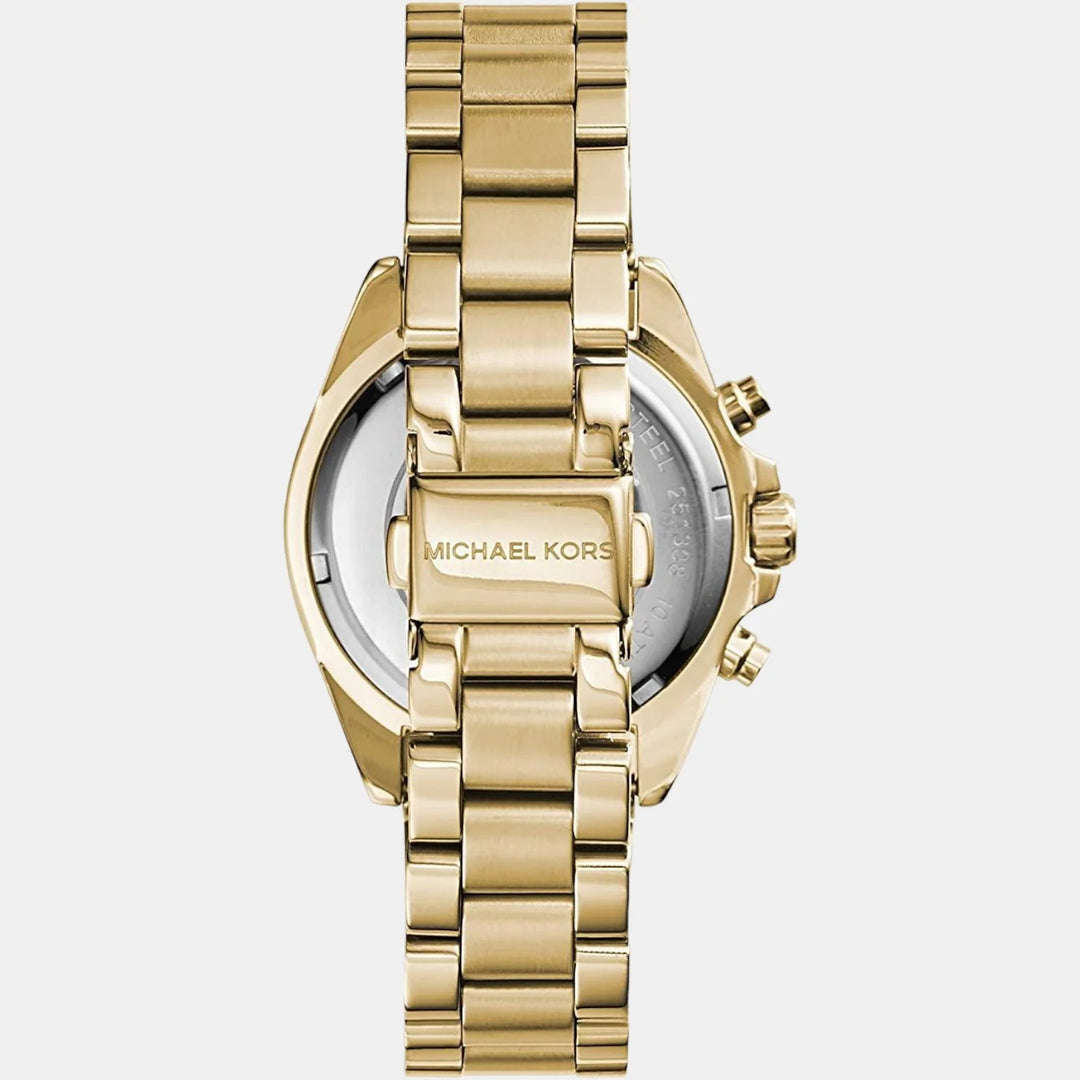 Michael Kors Bradshaw MK5798 Gold-Tone Mid-Size Chronograph Women&