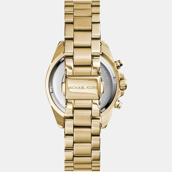 Michael Kors Bradshaw MK5798 Gold-Tone Mid-Size Chronograph Women&