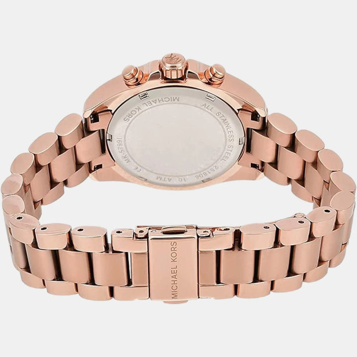 Michael Kors Bradshaw MK5799 Rose Gold-Tone Chronograph Women&