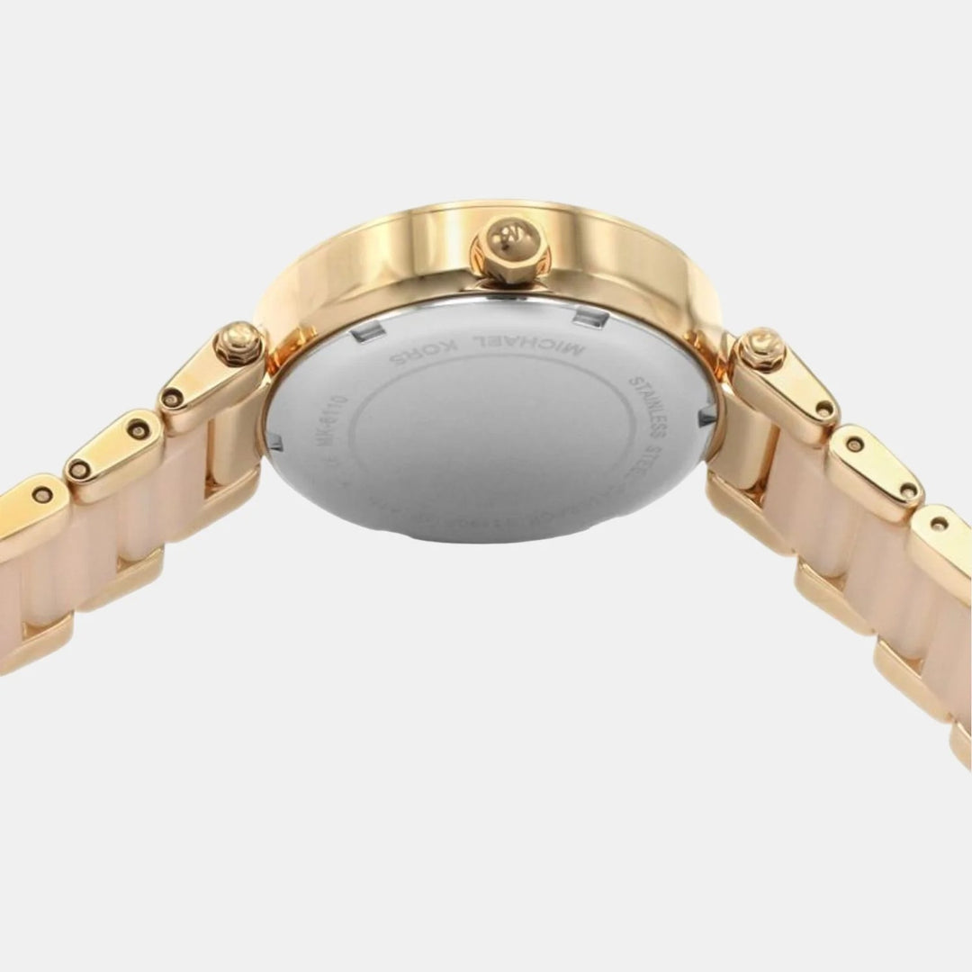 Michael Kors Mini Parker MK6110 Rose Gold-Tone Pavé Women&