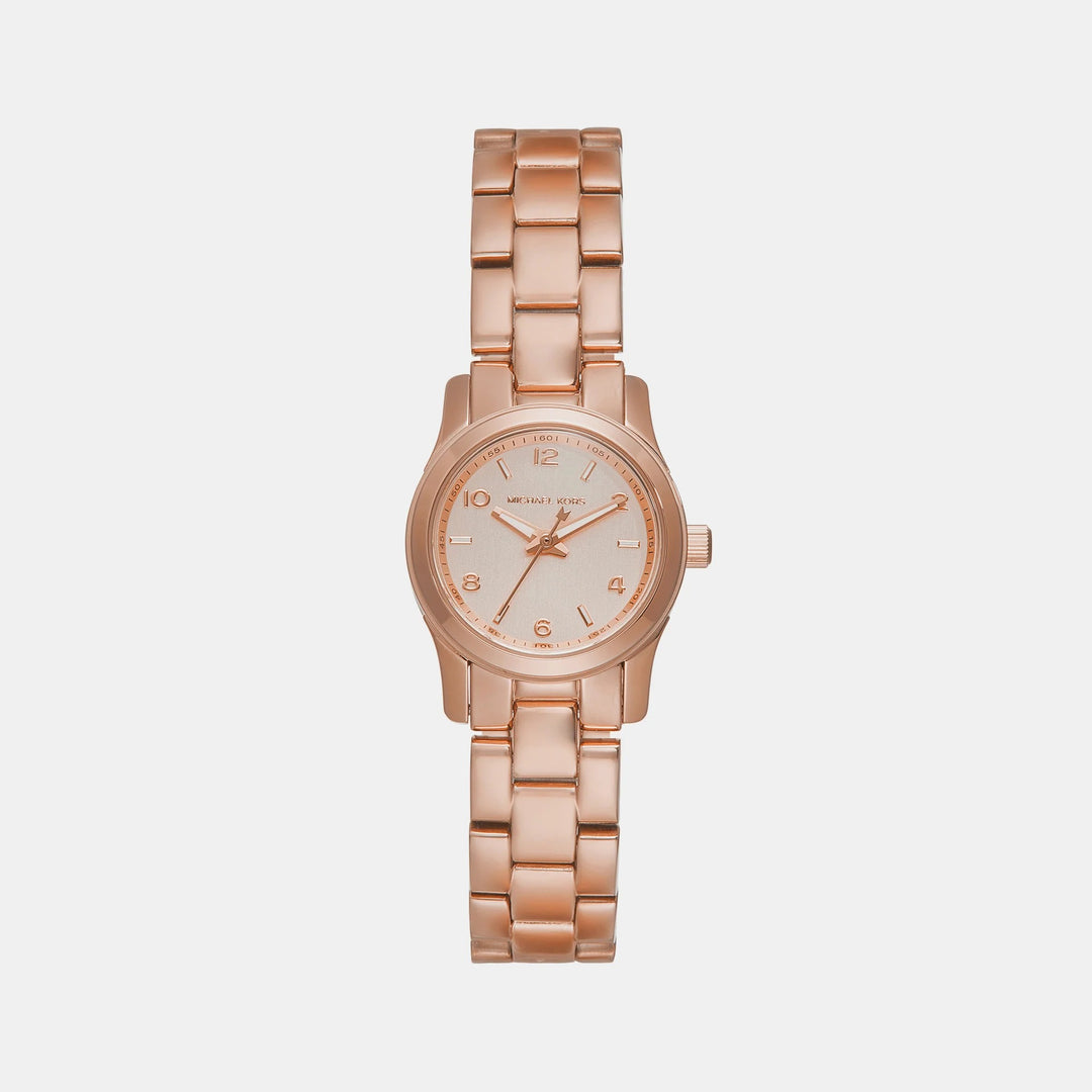 Michael Kors Everest MK7458 Gold-Tone Pavé Stainless Steel Women&