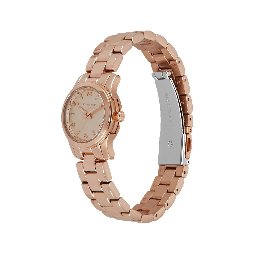 Michael Kors Everest MK7458 Gold-Tone Pavé Stainless Steel Women&
