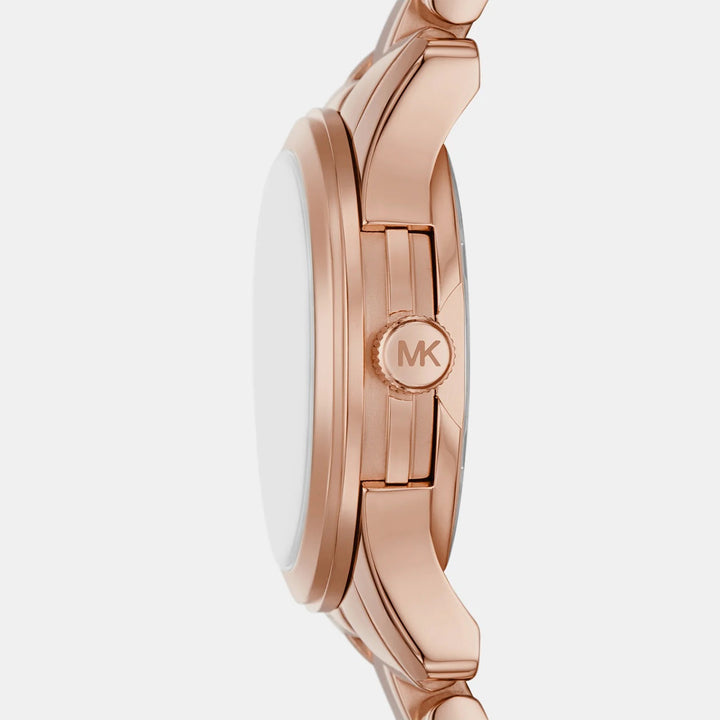 Michael Kors Everest MK7458 Gold-Tone Pavé Stainless Steel Women&