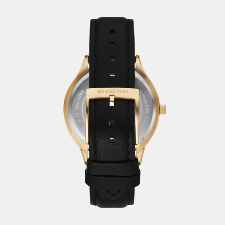 Michael Kors Runway MK7482 Gold-Tone Pavé Center Dial Women&