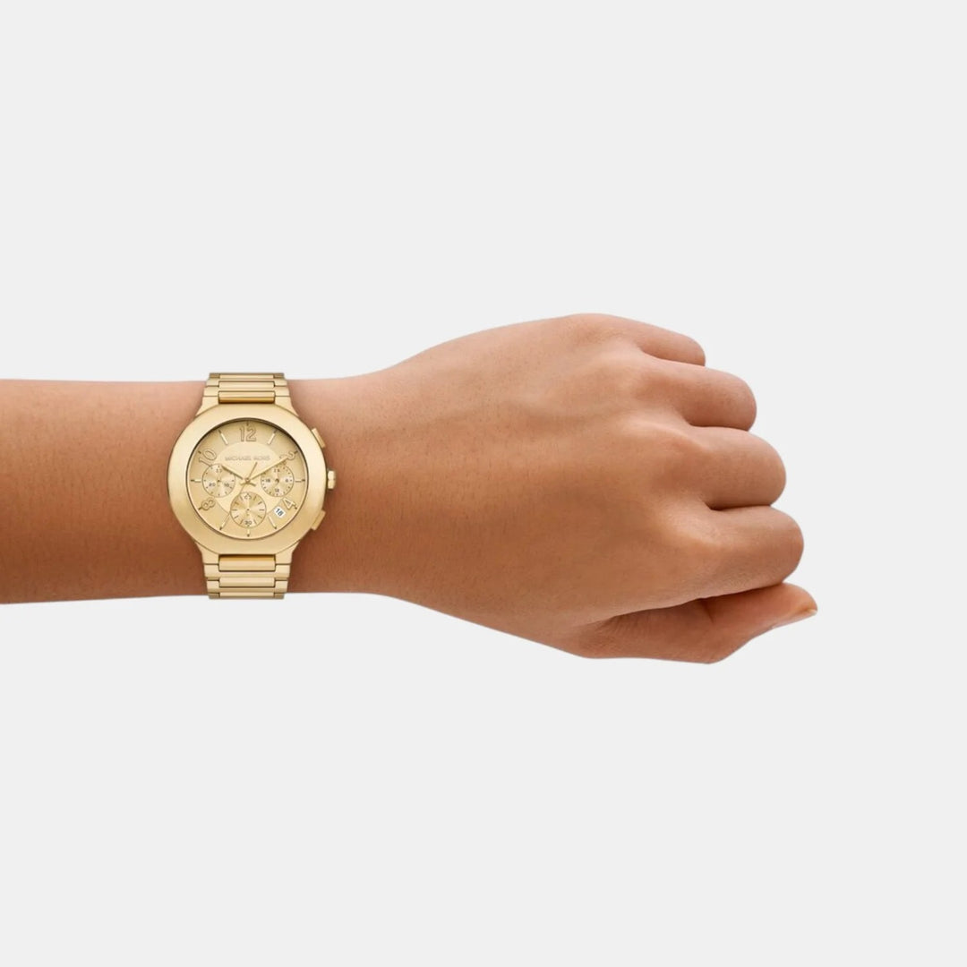 Michael Kors Sage MK7520 Silver-Tone Pavé Stainless Steel Women&