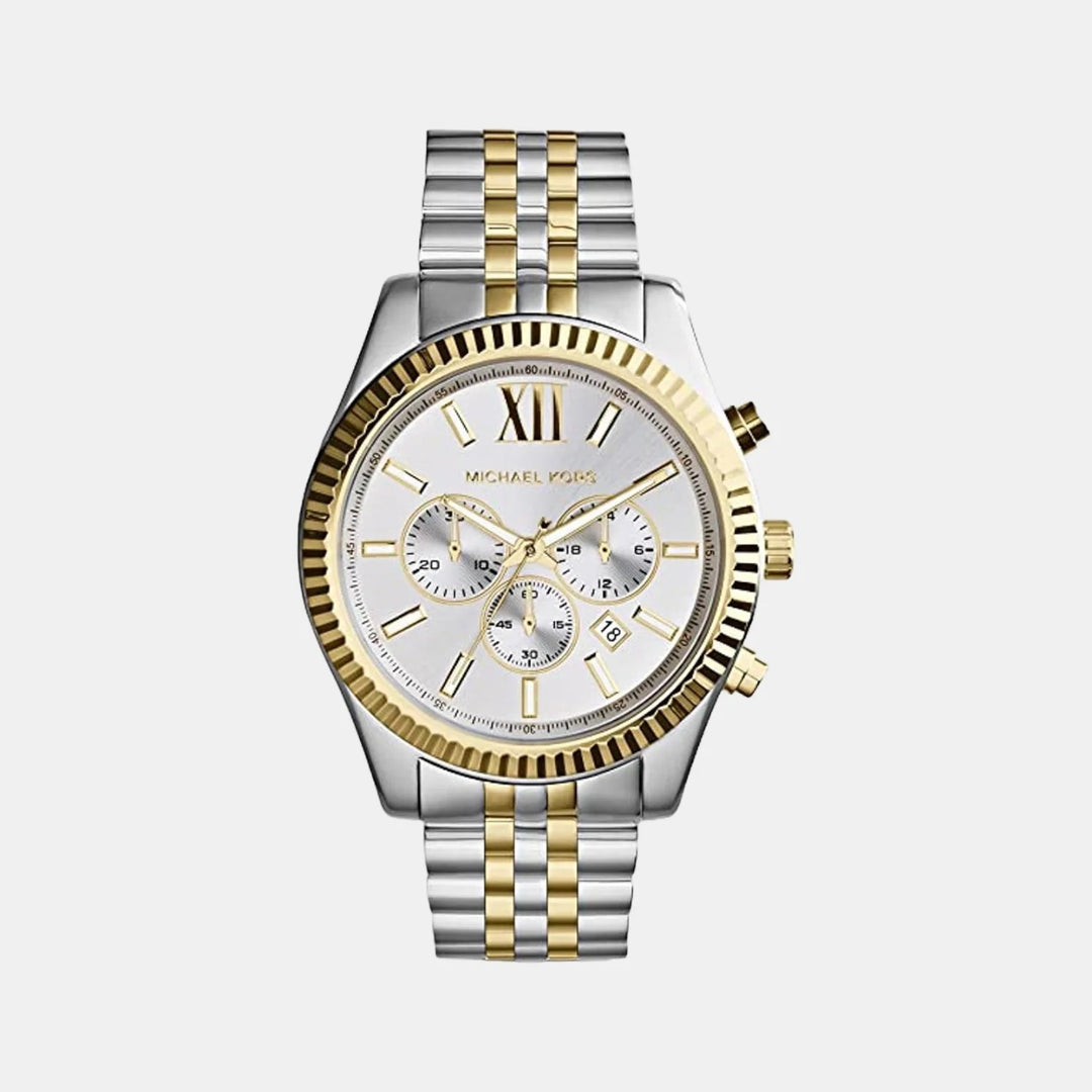 Michael Kors Lexington MK8344 Two-Tone Stainless Steel Chronograph Men&