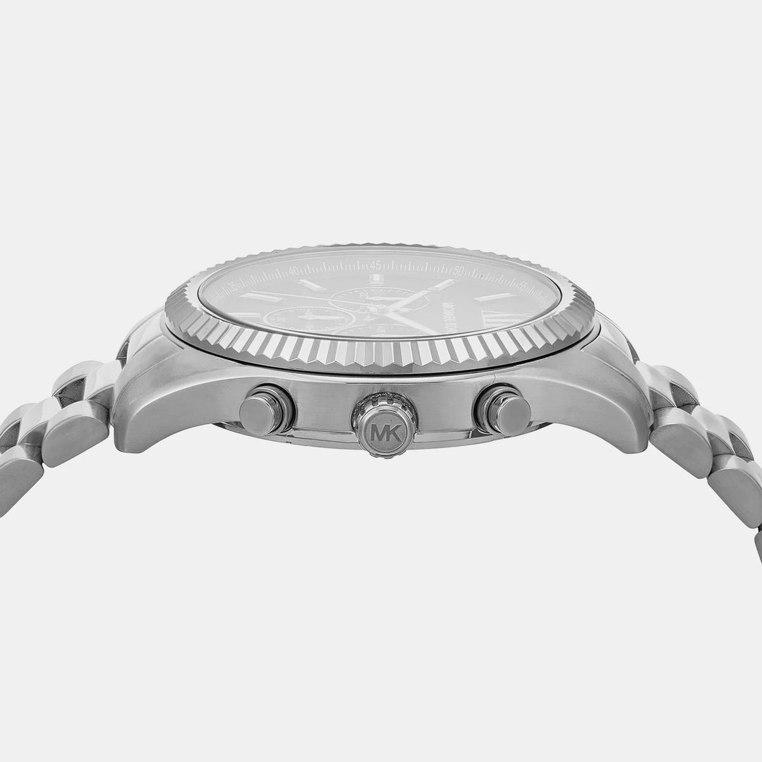 Michael Kors Lexington MK9152 Blue Dial Silver-Tone Men&
