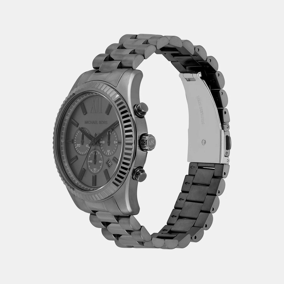 Michael Kors Lexington MK9154 Green Dial Silver-Tone Men&