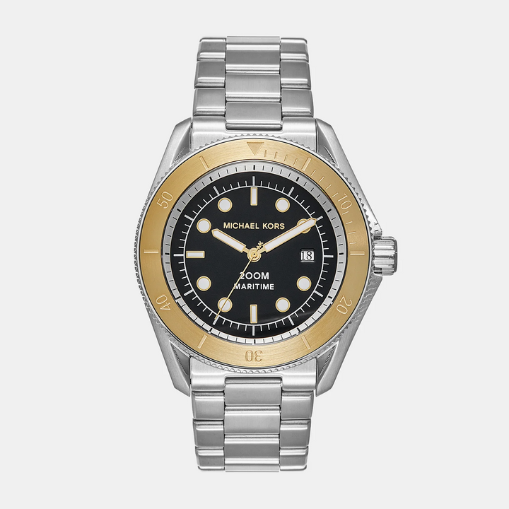 Michael Kors Maritime MK9161 Green Dial Brown Leather Men&