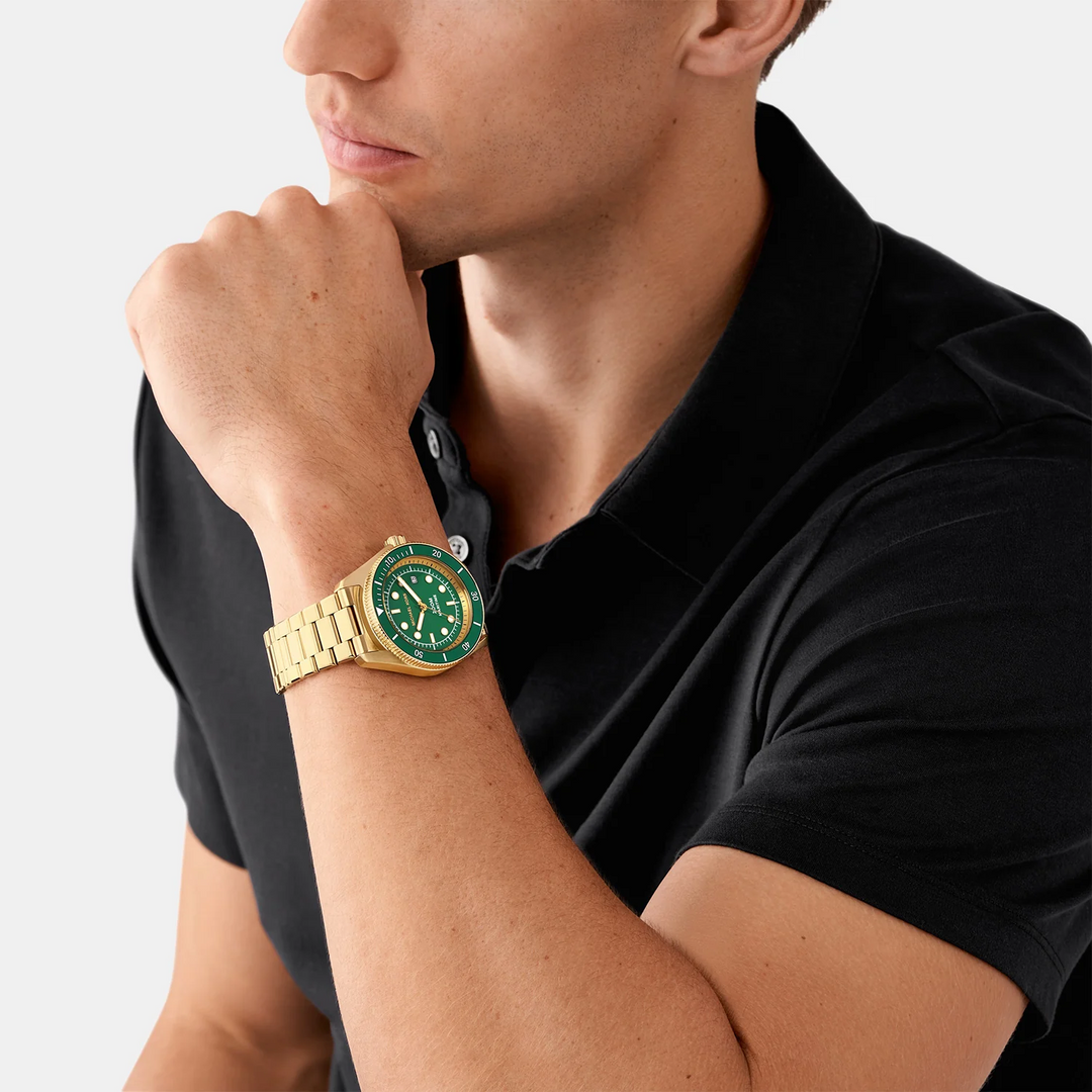 Michael Kors Lexington MK9162 Black Dial Black Silicone Men&