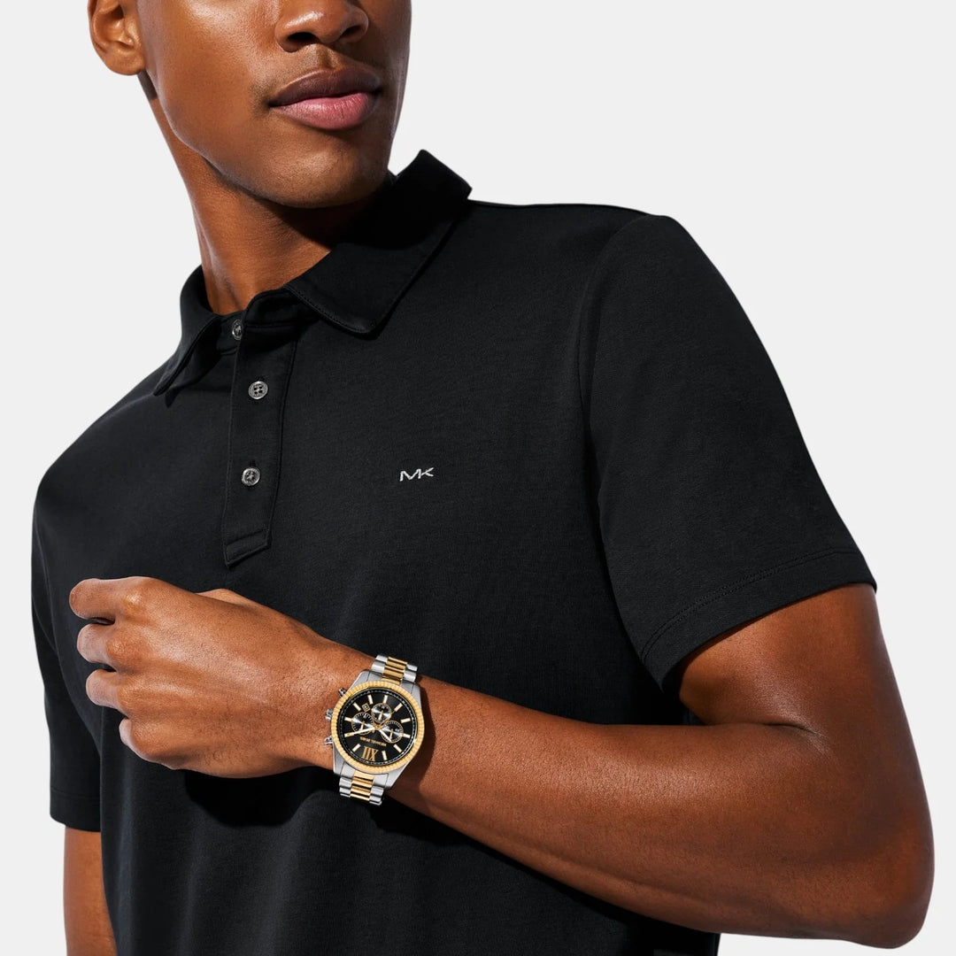 Michael Kors Lexington MK9207 Black Dial Gold-Tone Men&