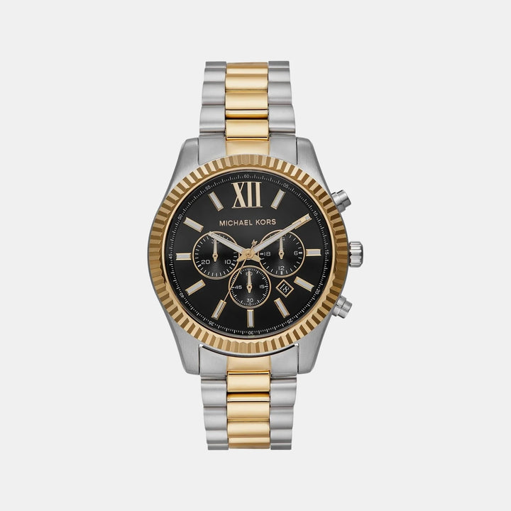 Michael Kors Lexington MK9207 Black Dial Gold-Tone Men&